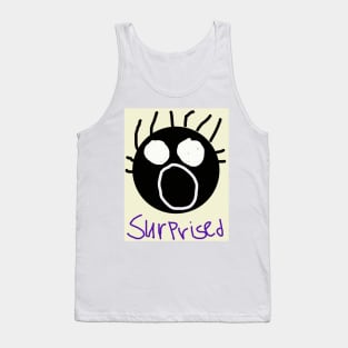 Surprised Baby Face Tank Top